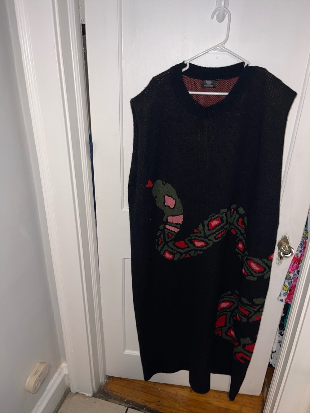 Lala. Snake-Print Sweater Dress - Size 2x/3x